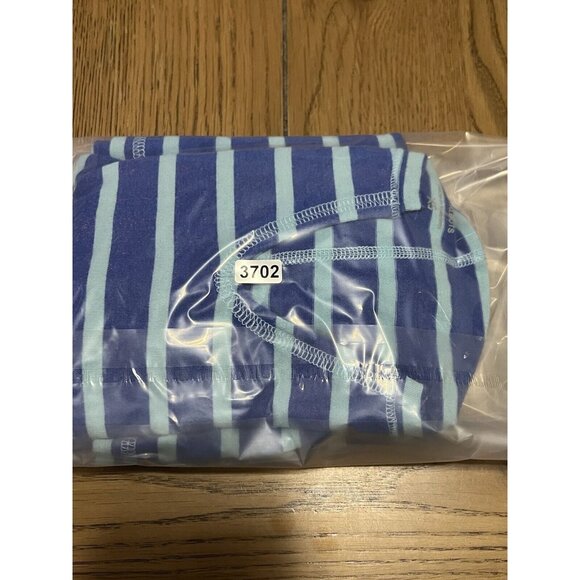 Talbots T-shirt Size XS Striped Blue White Short Sleeve‎ V-neck Nautical Beach - Picture 10 of 10